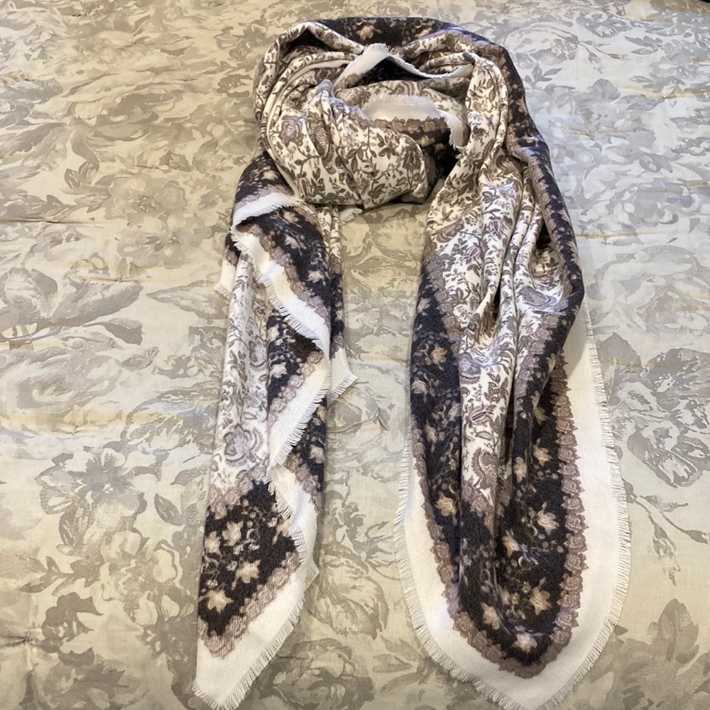 Floral Print Scarf